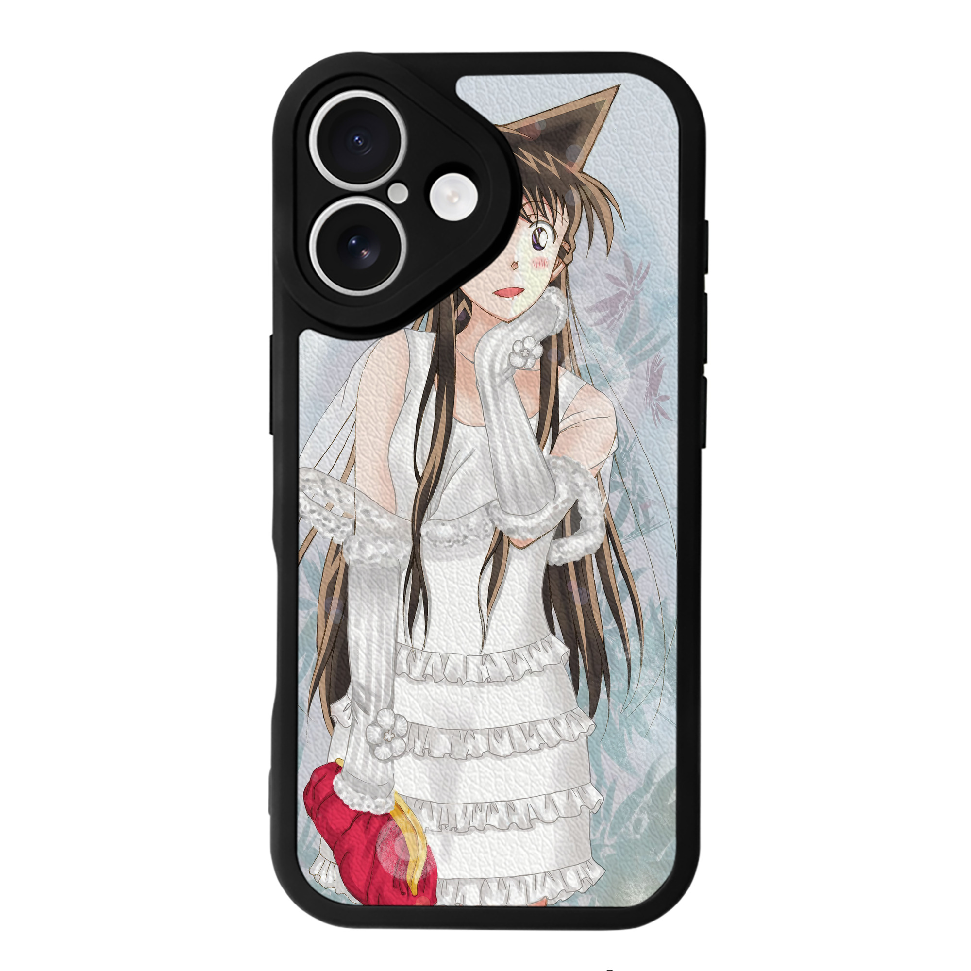 （画像用） 名探偵コナン Detective Conan 【iPhone 16シリーズ対応】シリコンスマホケース（レザー調） 材質：シリコン